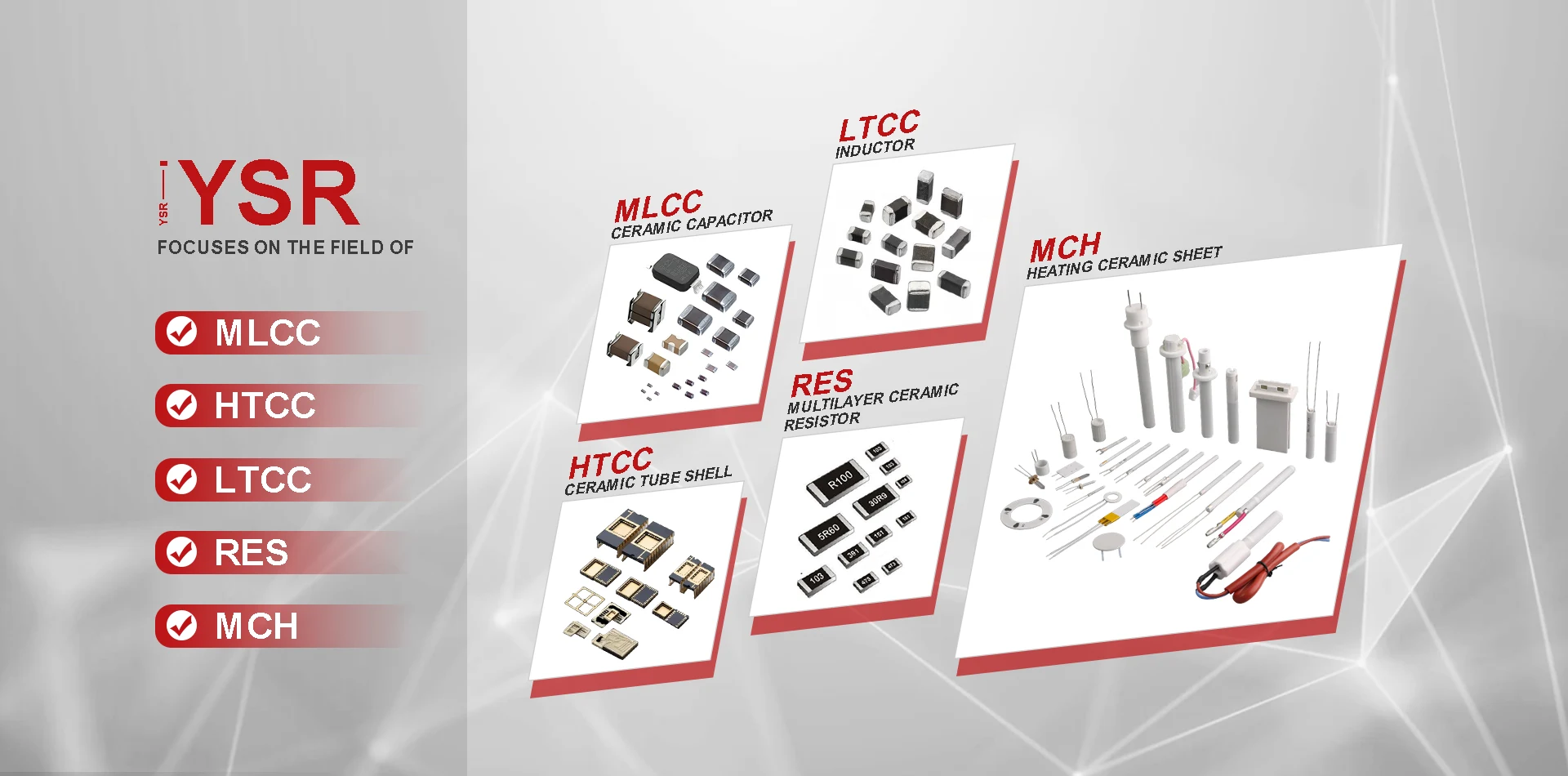 MLCC/HTCC/LTCC/MCH/RES FACTORY